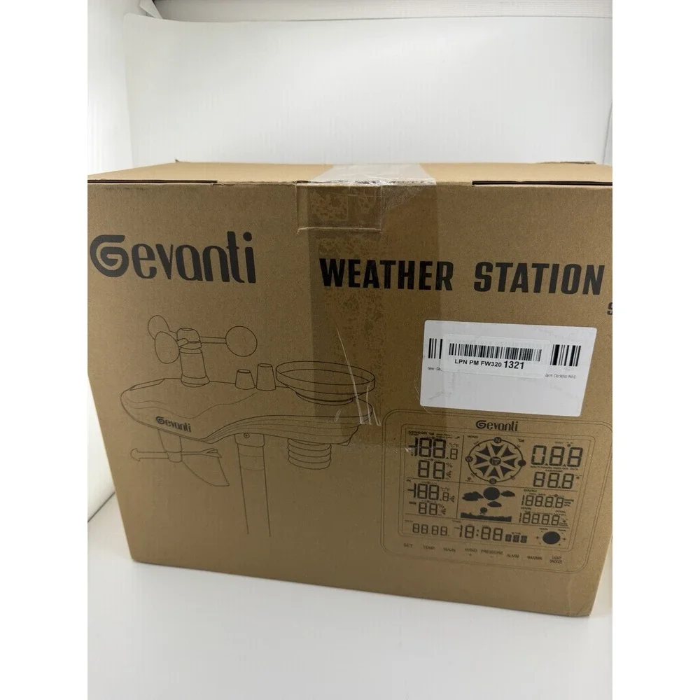 Wireless Home Weather Station Gevanti SA8 with Rain Gauge & Wind Speed - Picture 9 of 10